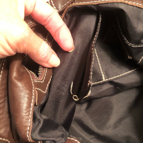 Brown leather Luis Esteve handbag - Picture 10 of 15